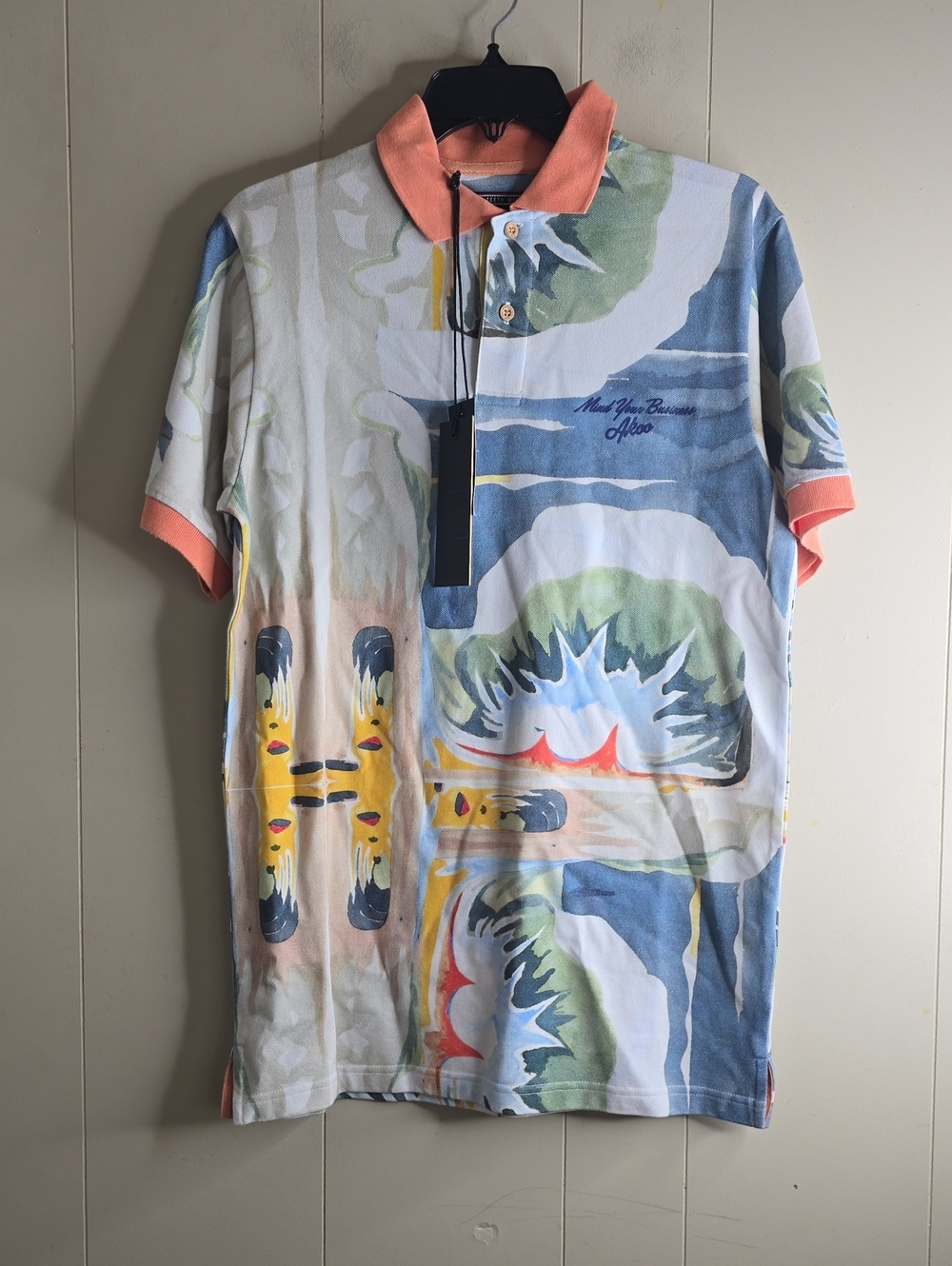 Akoo Noble Short Sleeve Polo Shirt Size Small